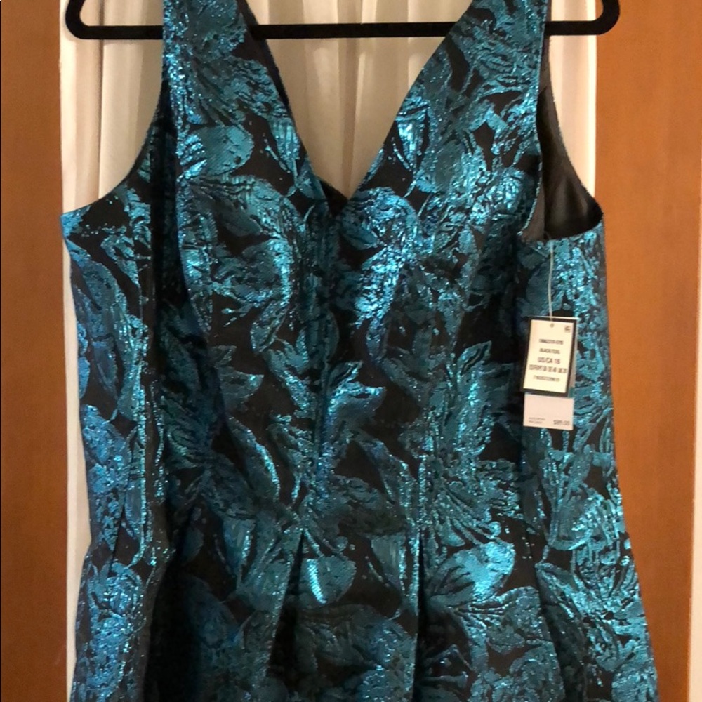 NWT Nine West Jacquard Metallic dress